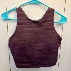 Athleta Conscious Crop Bra A-C - Purple - Size M
